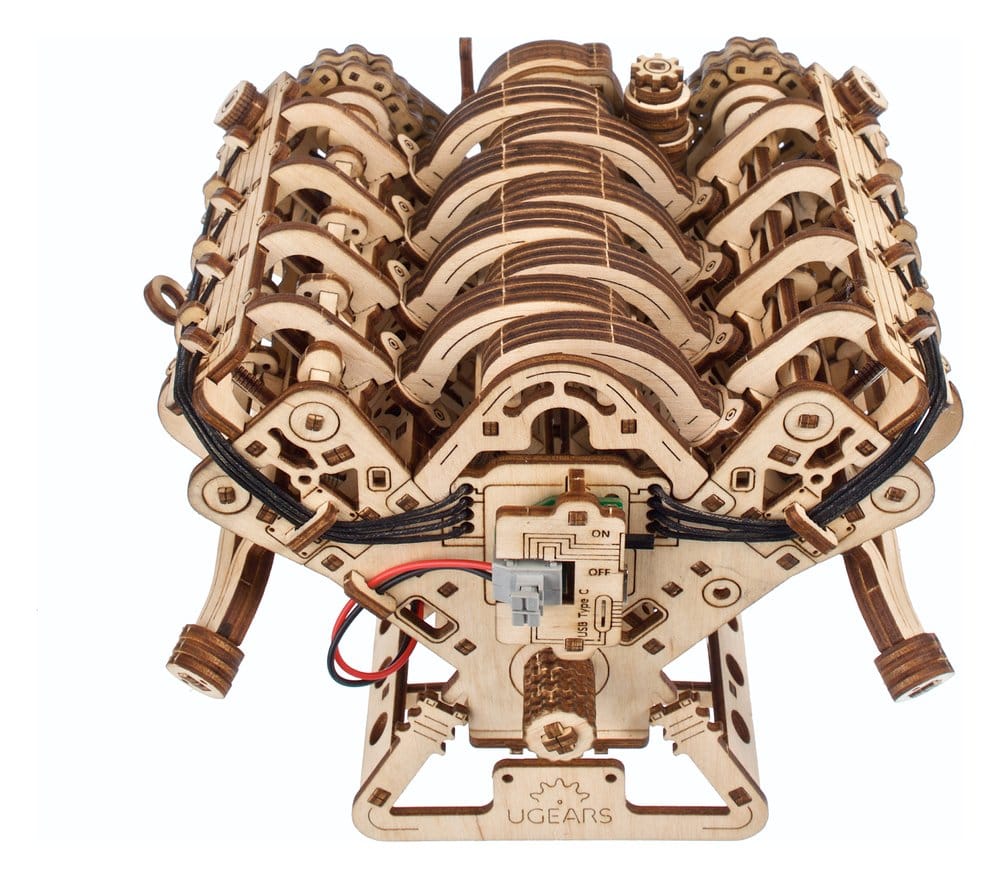 Ugears 3D Wooden Puzzle V8 Engine