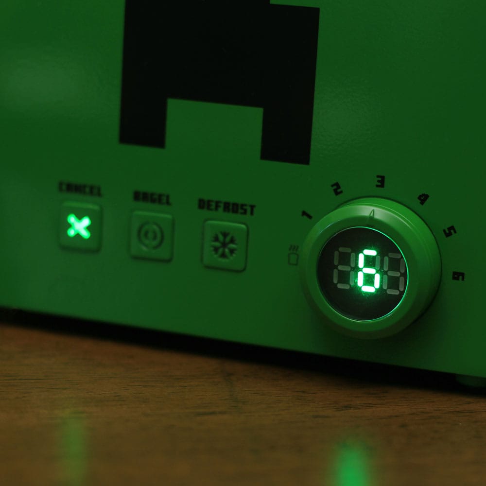 Minecraft Toaster Green Creeper Cube