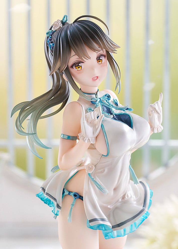 Avian Romance Pink Label 5 PVC Statue 1/6 Ponytail Girl: Qipao 29 cm