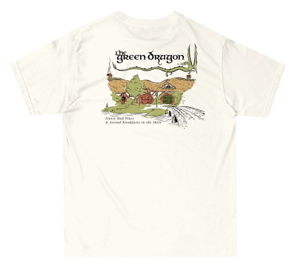 The Lord of the Rings T-Shirt Green Dragon Inn / Cream L