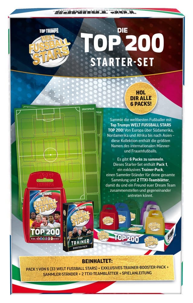 World Football Stars Card Game 200 Starter Pack *German Version*