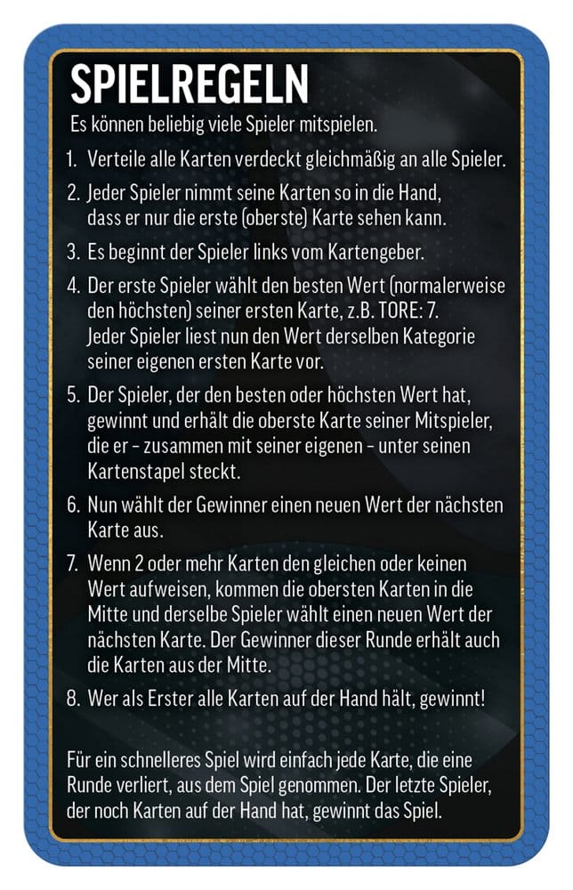 World Football Stars Card Game 200 Pack 2 *German Version*