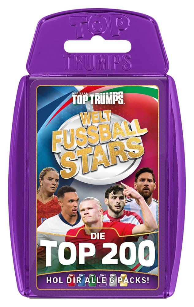 World Football Stars Card Game 200 Pack 4 *German Version*