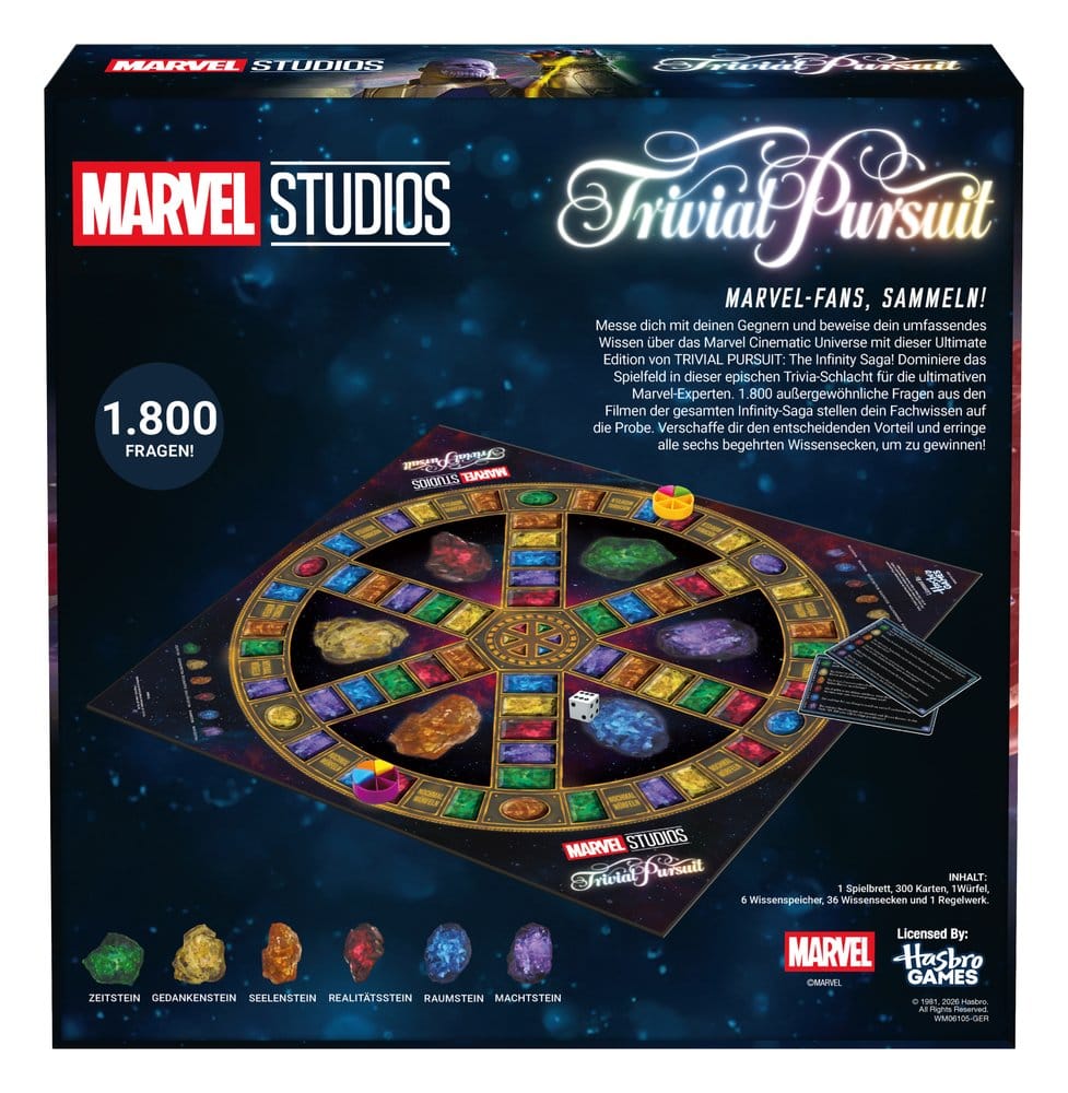 Marvel Board Game Trivial Pursuit Universe XL *German Version*