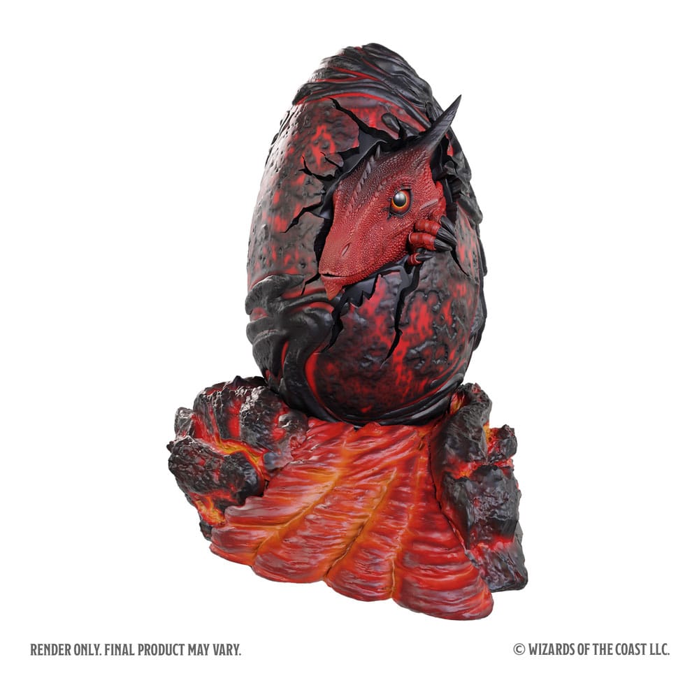 Dungeons & Dragons Replicas of the Realms Statue Red Dragon Egg 13 cm