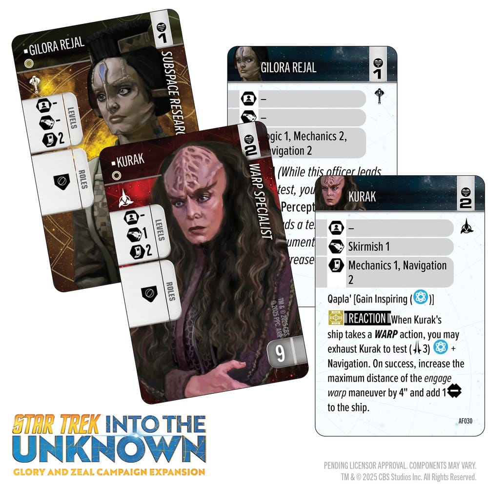 Star Trek: Into the Unknown Miniatures Game Expansion Glory and Zeal *English Version*