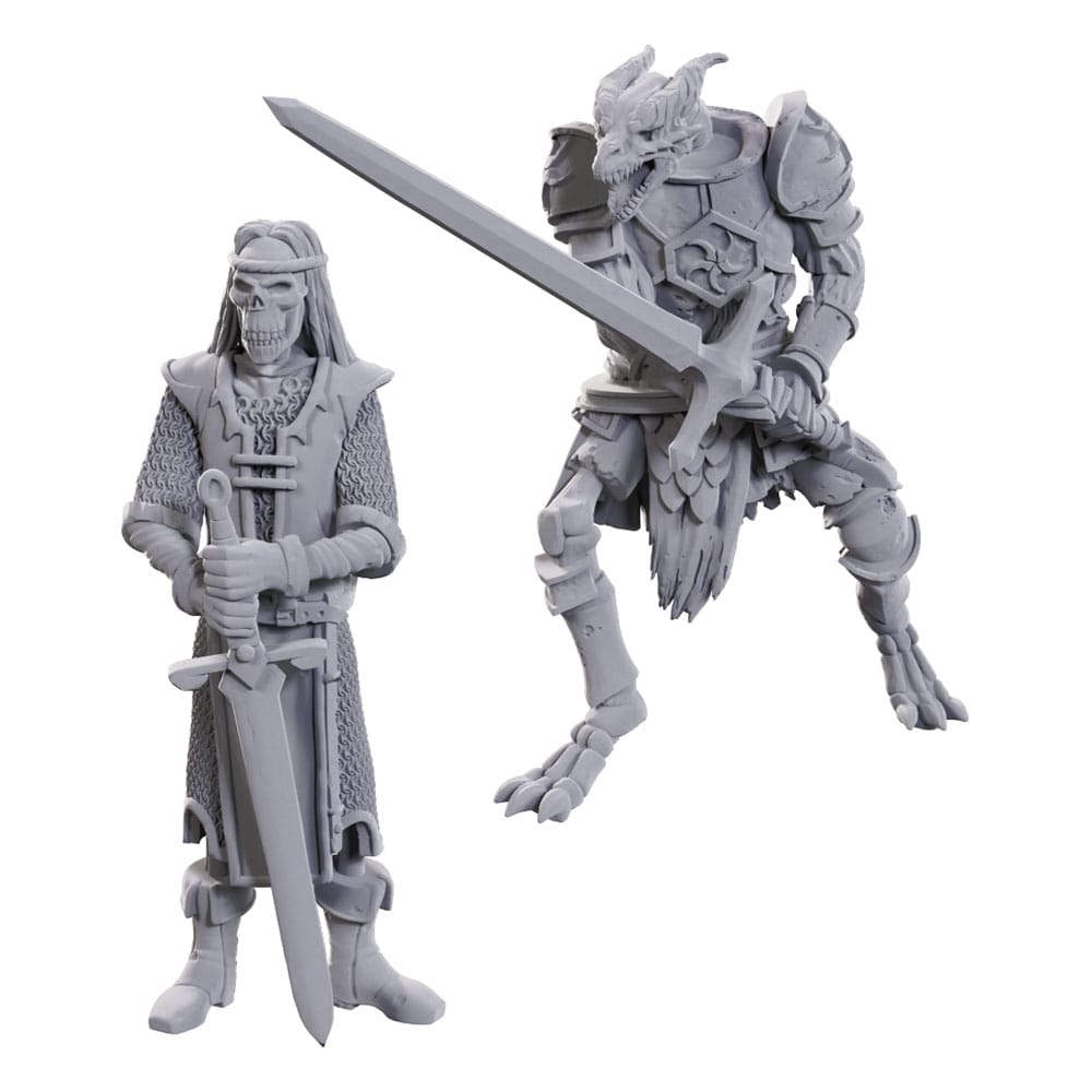 D&D Nolzur's Marvelous Miniatures Unpainted Miniatures 2-Pack 50th Anniversary Skeleton Knights