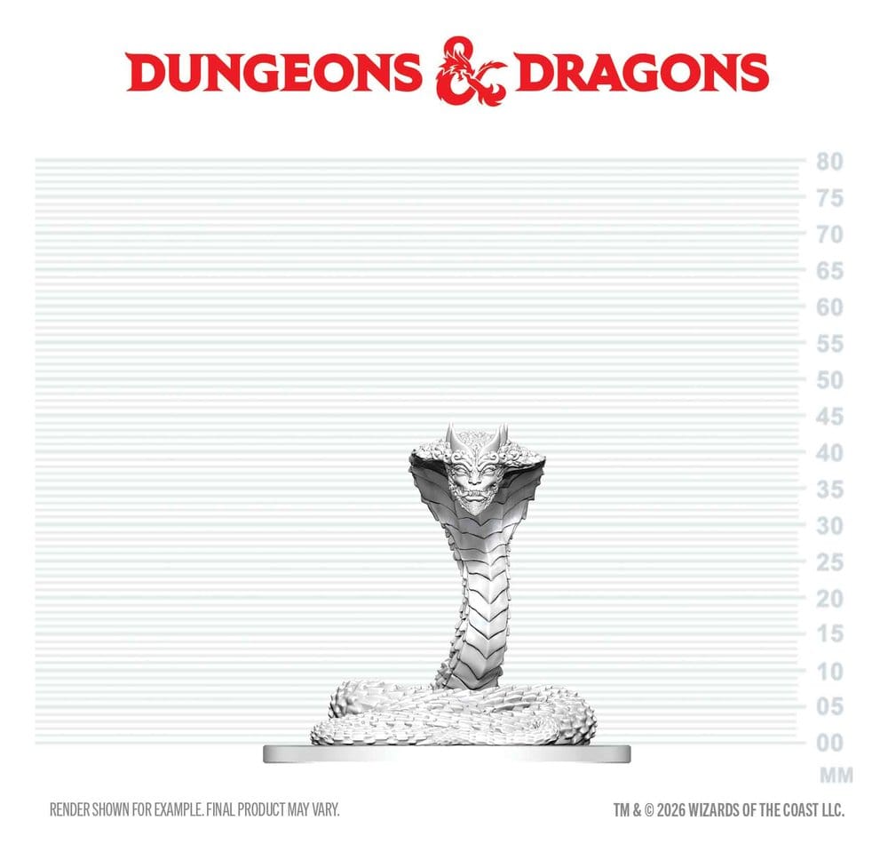 D&D Nolzur's Marvelous Miniatures Mini Figure Guardian Naga 6 cm