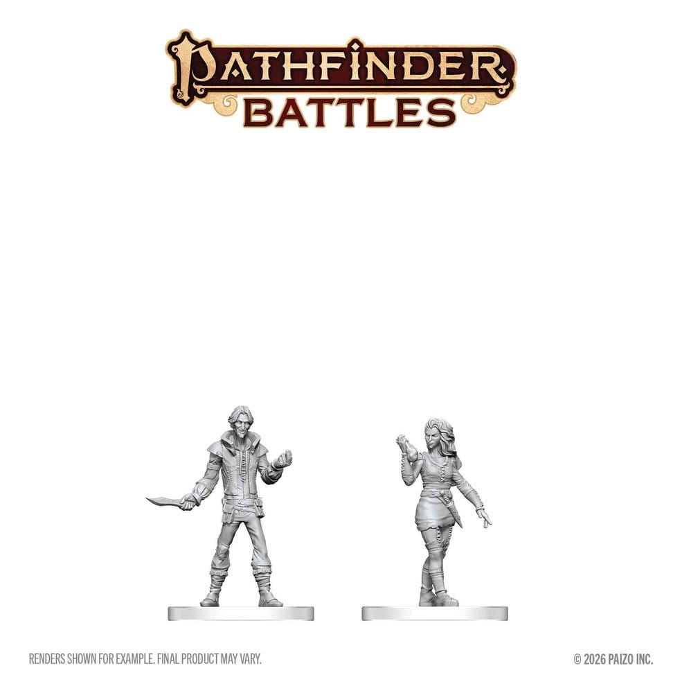 Pathfinder Battles Deep Cuts Unpainted Miniature Thief & Pickpocket 14 cm