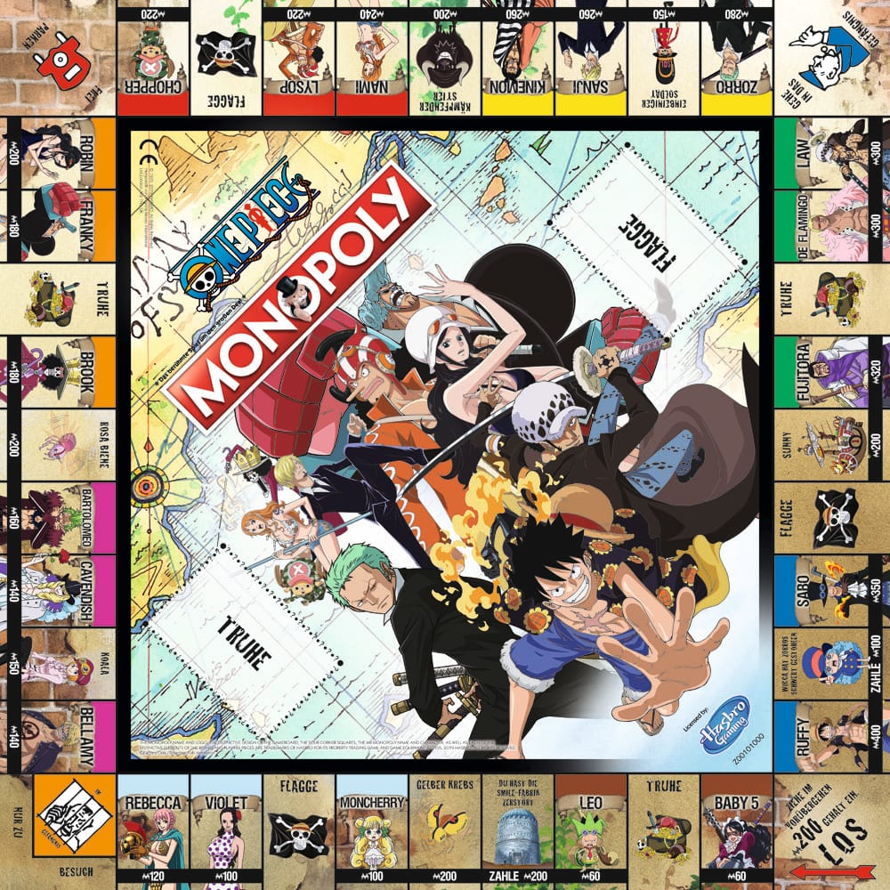 Monopoly Board Game One Piece (New Box) *German Version*