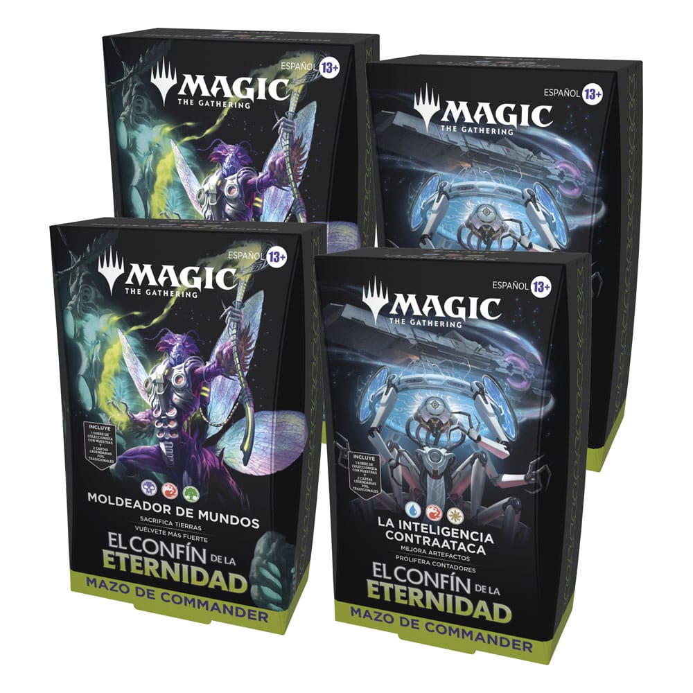 Magic the Gathering El Confín de la Eternidad Commander Decks Display (4) spanish