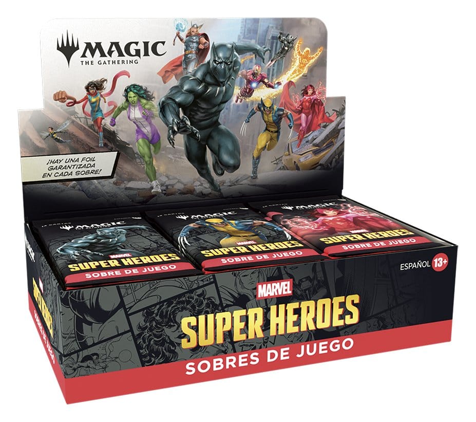 Magic the Gathering Marvel Super Heroes Play Booster Display (30) Spanish