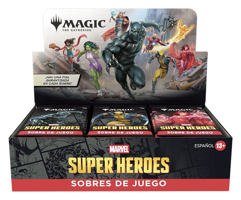 Magic the Gathering Marvel Super Heroes Play Booster Display (30) Spanish