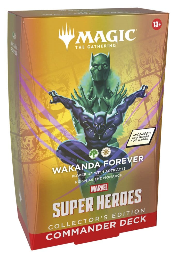 Magic the Gathering Marvel Super Heroes Collector's Edition Commander Decks Case (4) english