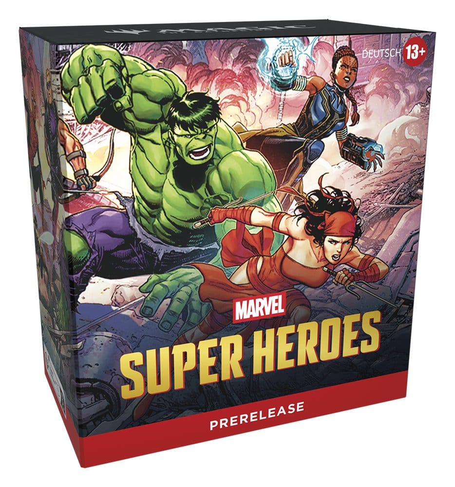 Magic the Gathering Marvel Super Heroes Prerelease Packs Case (15) german