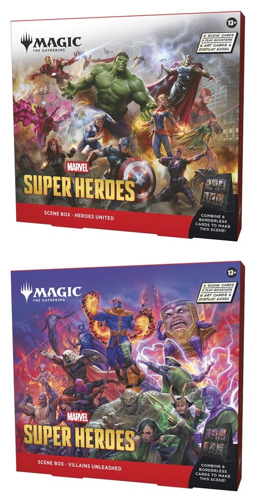 Magic the Gathering Marvel Super Heroes Scene Box Display (4) english