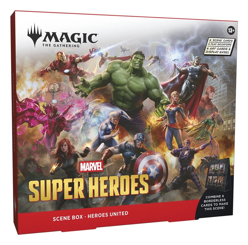 Magic the Gathering Marvel Super Heroes Scene Box Display (4) English