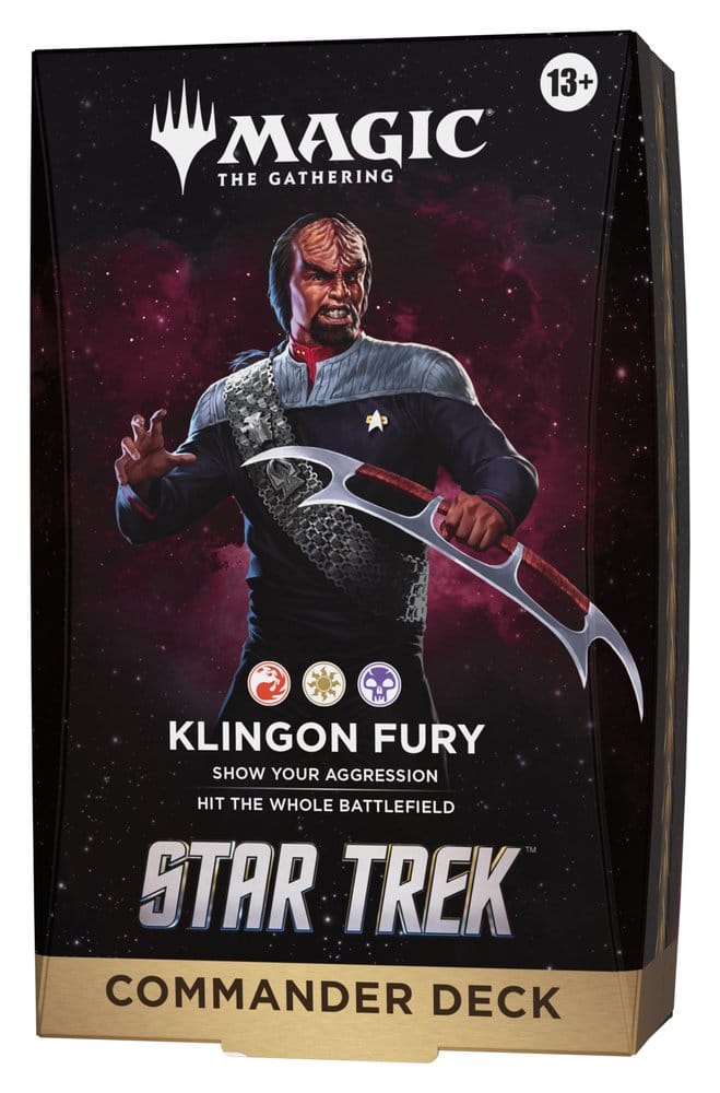 Magic the Gathering Star Trek Commander Decks Case (4) english