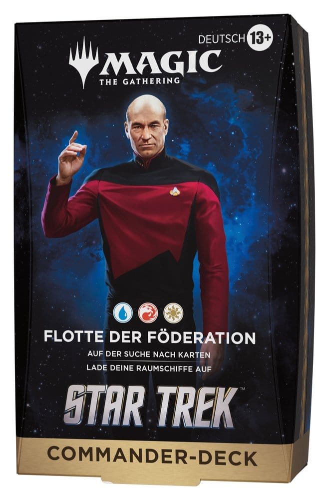 Magic the Gathering Star Trek Commander Decks Case (4) german