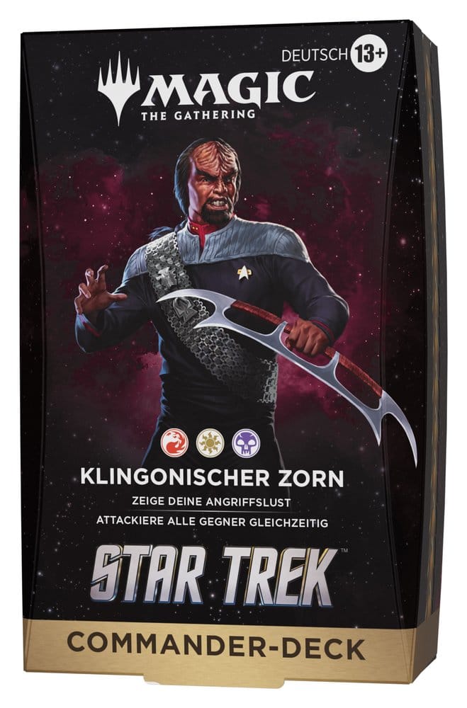 Magic the Gathering Star Trek Commander Decks Case (4) german