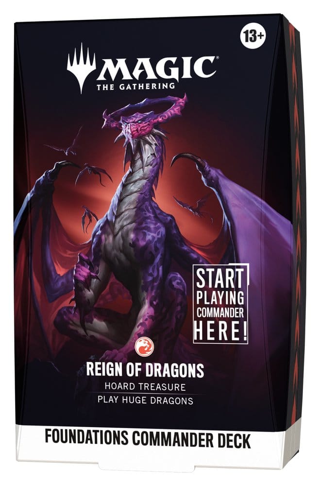 Magic the Gathering Foundations Commander Decks Case (5) english