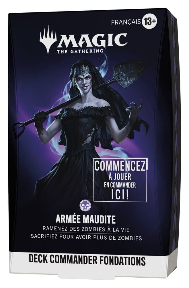 Magic the Gathering Foundations Commander Decks Case (5) french