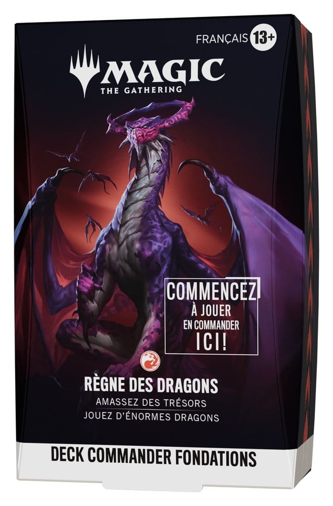 Magic the Gathering Foundations Commander Decks Case (5) french