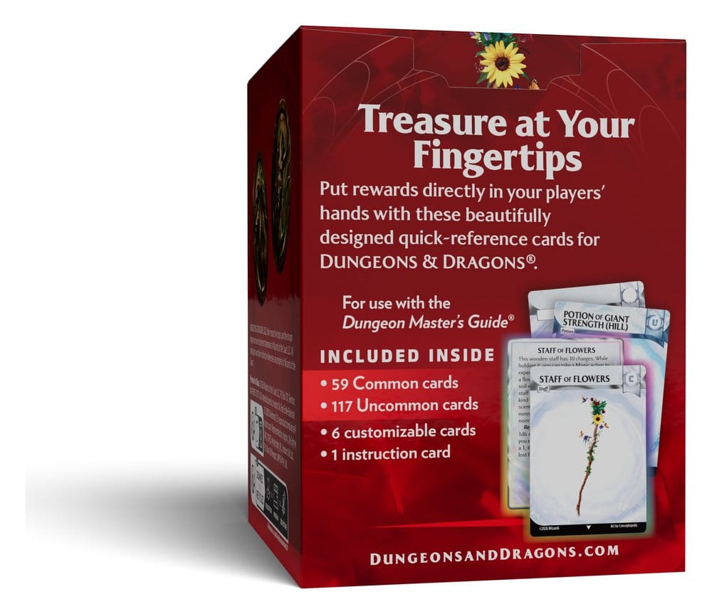 Dungeons & Dragons RPG Reference Cards - Magic Items (Common and Uncommon) *English Version*