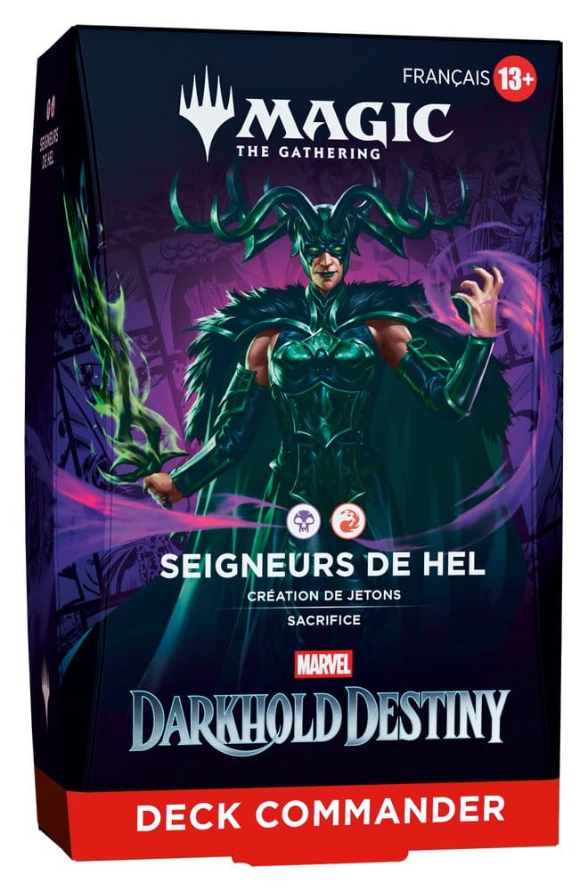 Magic the Gathering Marvel: Darkhold Destiny Commander Decks Case (4) french