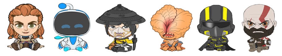 PlayStation Bobble Hero Bobble-Head 6 cm Blind Box Display (12)