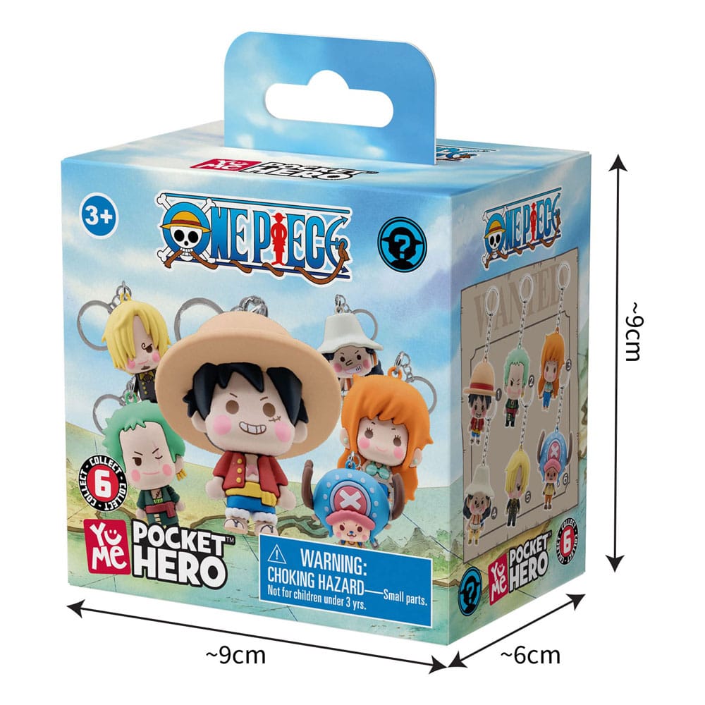One Piece Pocket Hero Keychain Series 2 Display (12)