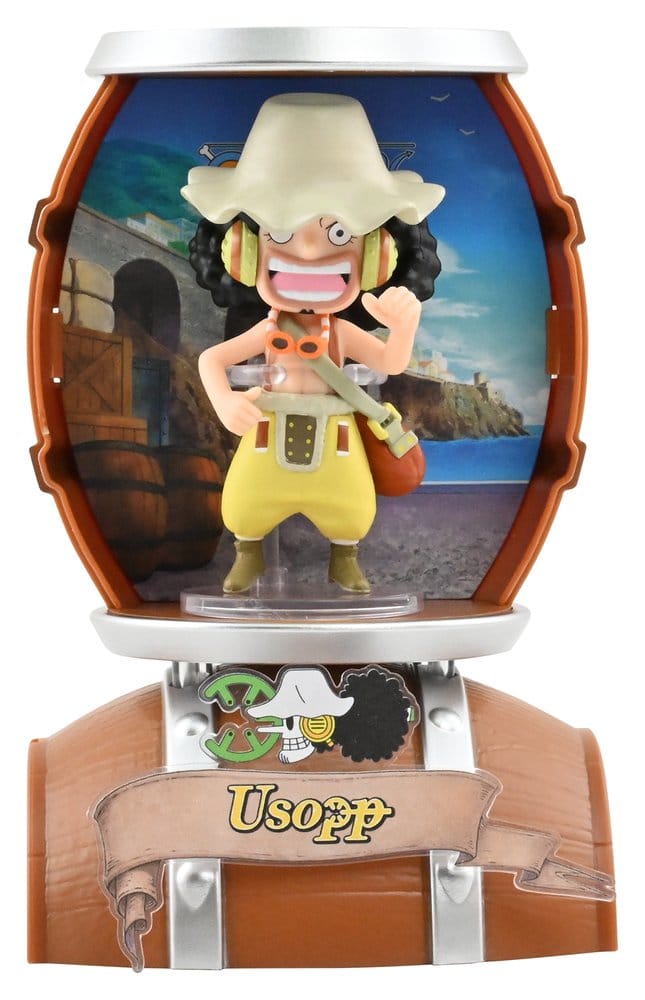 One Piece Barrel Capsule Mini Figures 9 cm Blind Box Display (6)