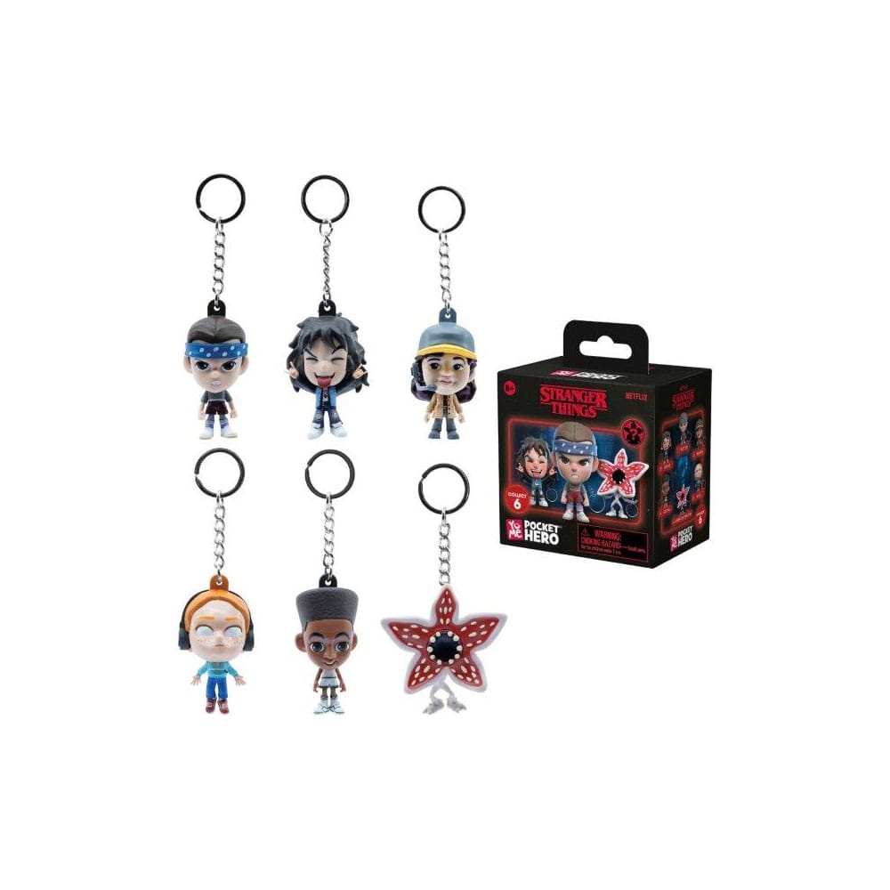 Stranger Things Pocket Hero Keychain Display (12)