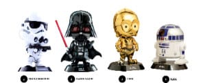 Star Wars Cosbaby Mini Figures Hello Kitty and Friends 8 cm Display (4)