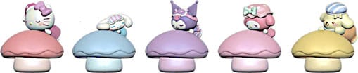 Sanrio Bedside Light Little Mushroom Series Mini Figures Hello Kitty and Friends 8 cm Display (12)