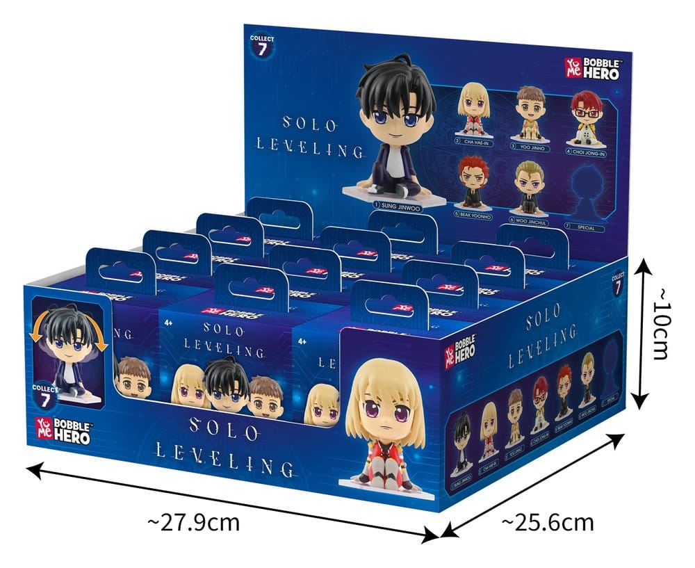 Solo Leveling Bobble Hero Bobble-Head Series 1 Blind Box Display (12)