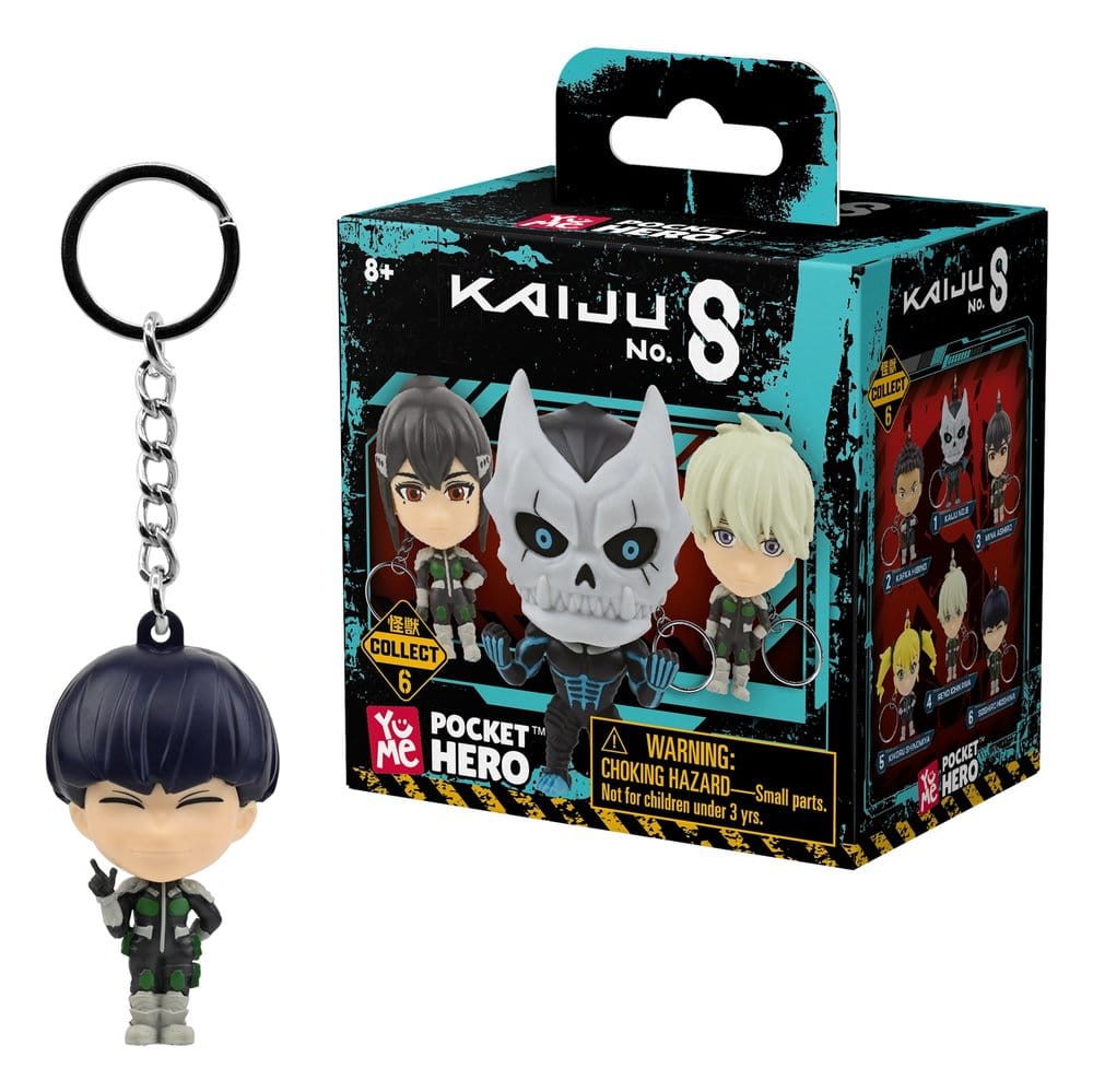 Kaiju No. 8 Pocket Hero Keychain Series 1 Blind Box Display (12)