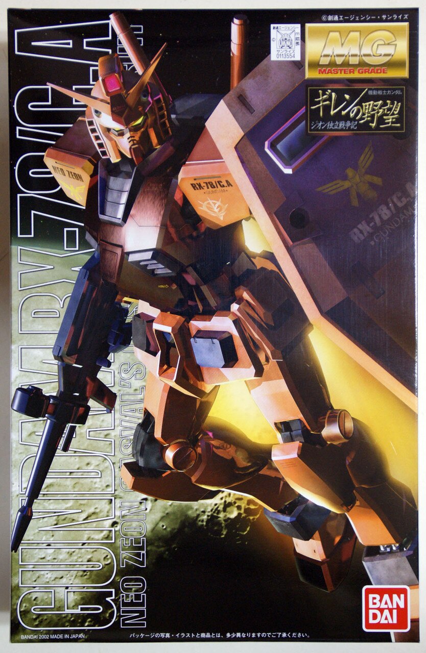 MG Gundam RX-78/C.A. Char`s Gundam 1/100