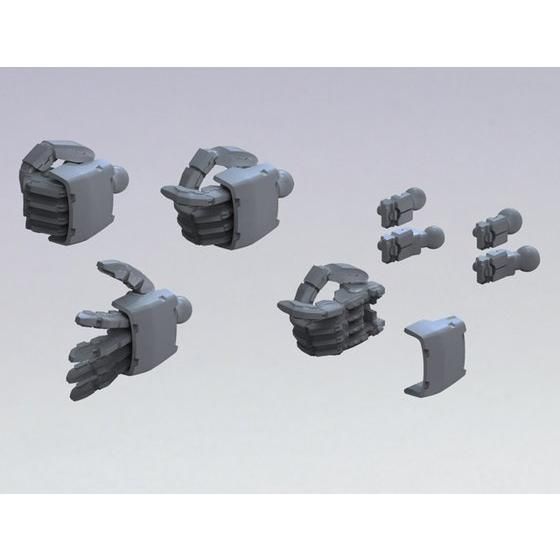 Builders Parts HD-38 1/144 MS Hand 02 (Zeon) Dark Gray