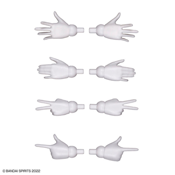 30MS Optional Hand Parts [White / Black]