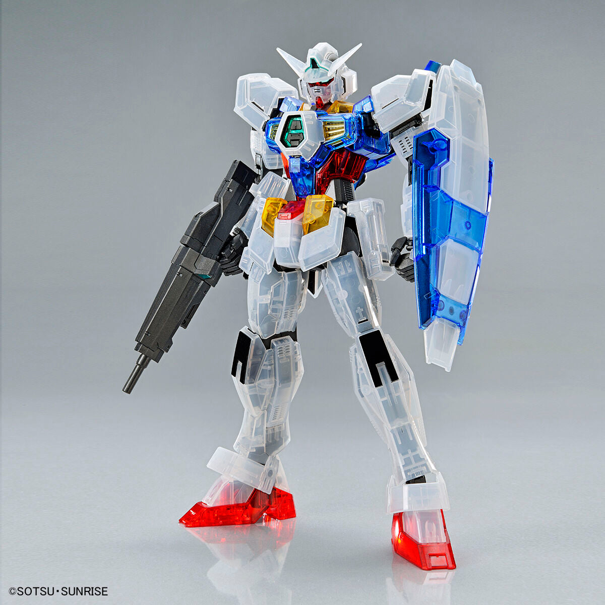 MG 1/100 Gundam Base Limited Gundam AGE-1 Wear System Set [Clear Color]