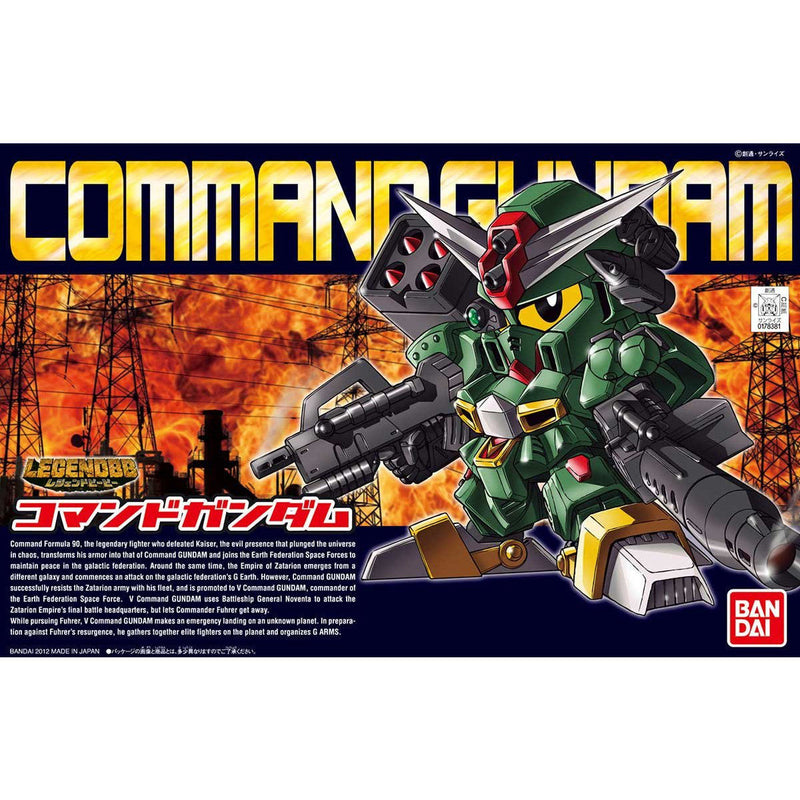 SD BB Warrior 375 LEGEND BB Command Gundam