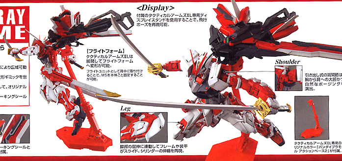 MG Gundam Astray Red Frame Lowe Guele's Customize Mobile Suit - 1/100 - gundam-store.dk
