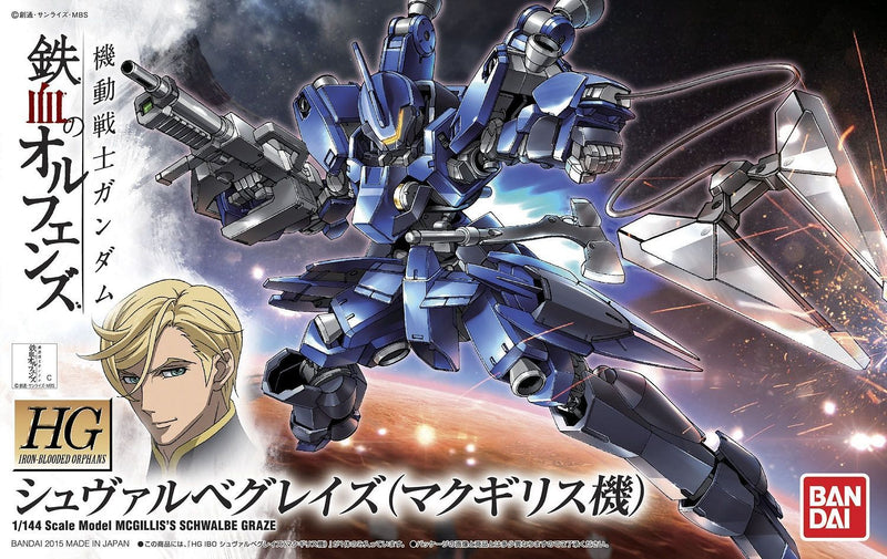 HG Gundam - Mcgillis's Schwalbe Graze 1/144 - gundam-store.dk