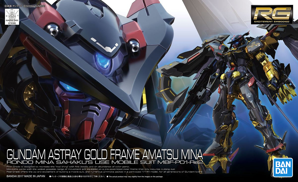 RG Gundam Astray Gold Frame Amatsu Mina 1/144 - gundam-store.dk