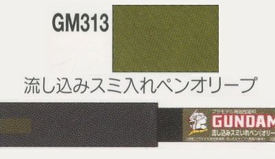 Gundam Marker Set - Pour Type til Panel Lining - gundam-store.dk