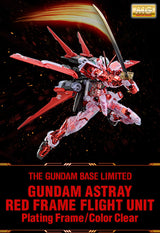 MG 1/100 Gundam Base Limited Gundam Astray Red Frame Flight Unit Plated Frame / Clear Color *PREORDER*
