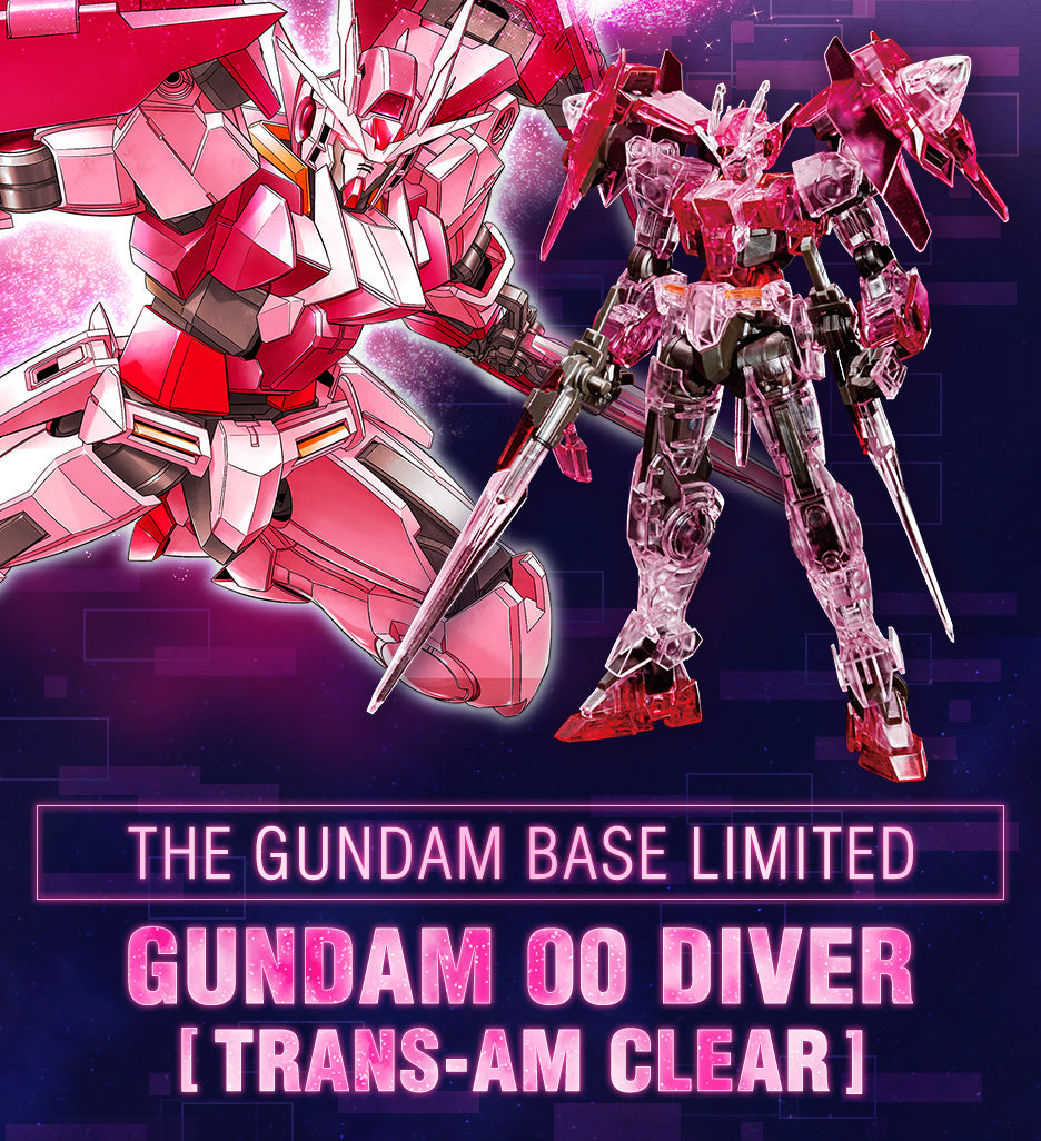 HG 1/144 Gundam Base Limited Gundam 00 Diver [Trans-Am Clear]