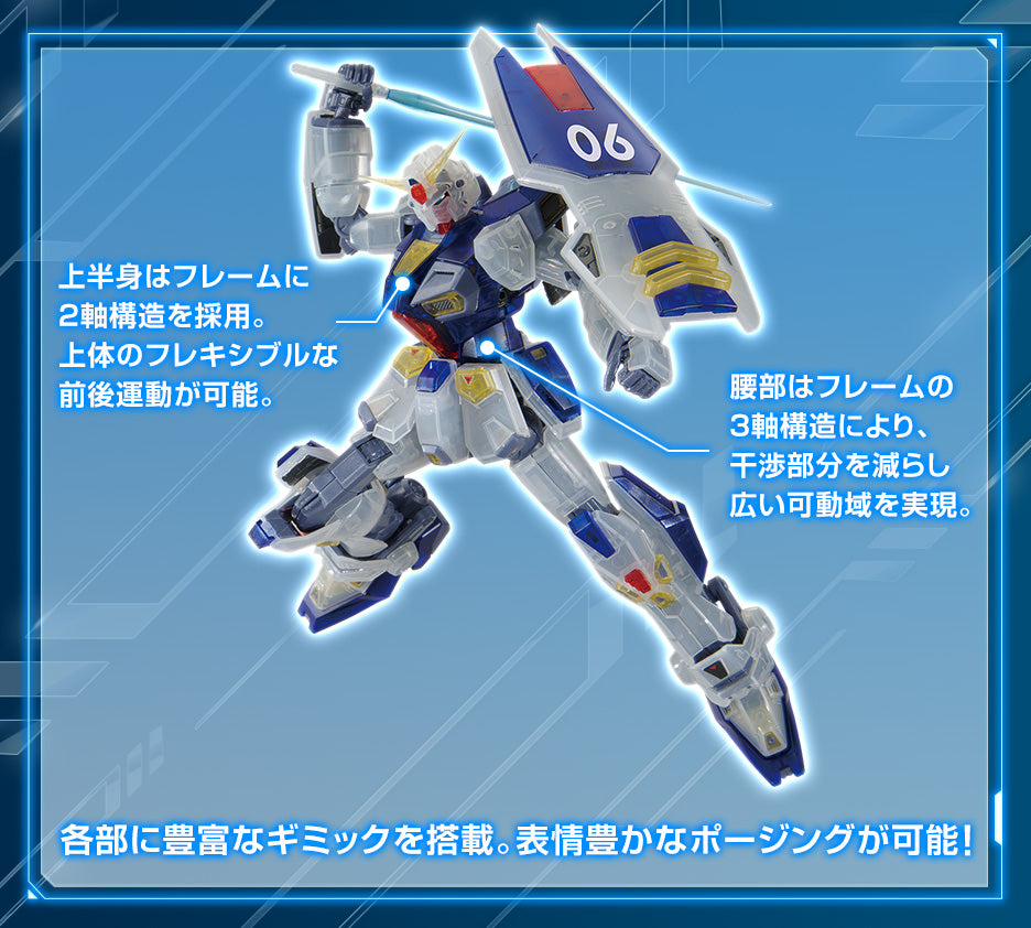 MG 1/100 Gundam Base Limited Gundam F90 [Clear Color]