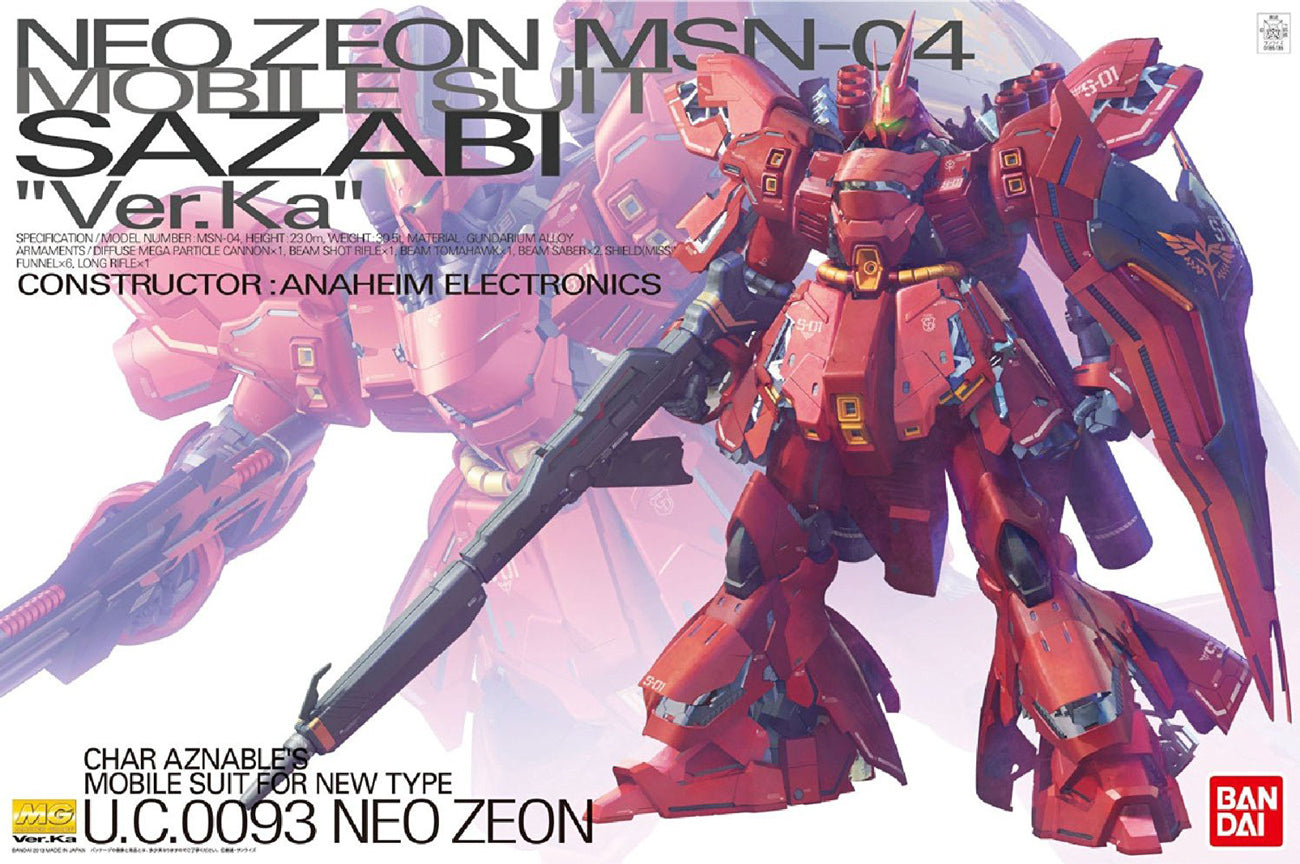 MG MSN-04 Sazabi Ver. Ka 1/100